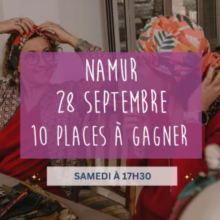 [10 PLACES À GAGNER POUR L'EVENEMENT DE NAMUR] 🎁🎉🎉

Vive la rentrée!!!! On vous offre 10 places pour partir du bon pied!!!! 

Tentez votre chance et venez vivre l'expérience bien être et beauté de Mlle Violette pendant 3h! 🌸

Pour participer c’est fastoche il vous suffit de : 

1/ Copier cette phrase : “Je veux venir sur l’évènement de NAMUR le 28 septembre à 17h30”
2/ Copier le mantra qui s’applique le mieux à votre mood du moment : 🤩
➡️ Mon bien être est ma priorité, je m’accorde de l’importance 
➡️ Je me concentre sur ce qui est vraiment essentiel pour moi 
➡️ J’apporte du bonheur et de la sérénité dans ma vie 

C'est easy alors go les filles 🏃‍♀️🏃‍♀️
Résultats du concours jeudi 19 septembre!! 

#jeu #concours #rentrée #soissons #bienetre #beaute #gogogo