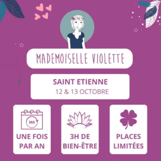 [SAINT ETIENNE] les 12 & 13 Octobre
🌾IL NE RESTE PLUS QUE 17 PLACES🌾
Votre moment bien-être entre copines pourra-t-il attendre un an de plus ? 🤩
Si la réponse est non, transférez vite ce beau programme à votre copine chérie, faites garder chien, chat ou enfants pendant 3h et rejoignez-nous !🎉
Infos et résa : https://www.mademoiselleviolette.com/offre-bien-etre-beaute/saint-etienne-lexperience-bien-etre-et-beaute-des-12-13-octobre-2024/